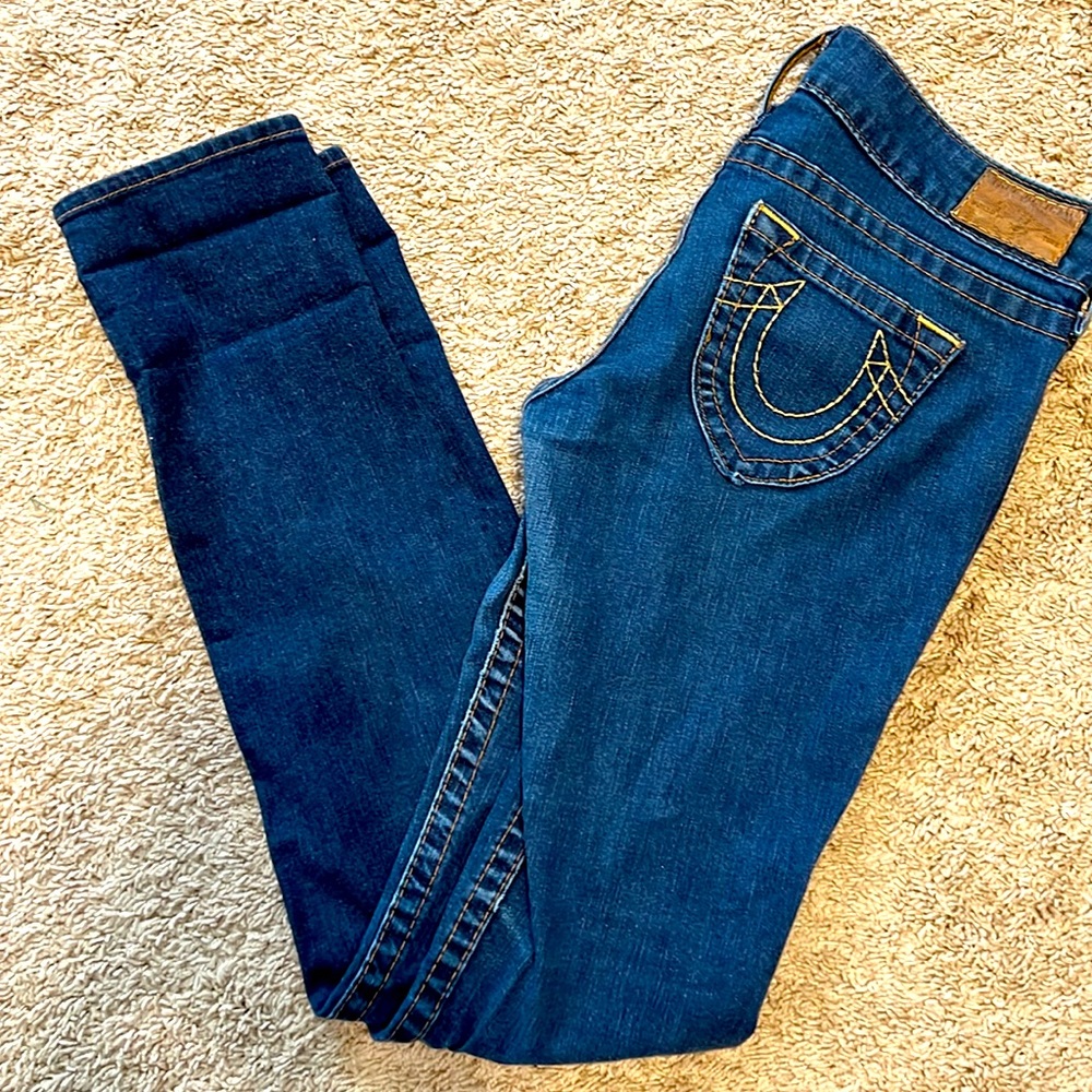 True Religion boot cut jeans, size 28